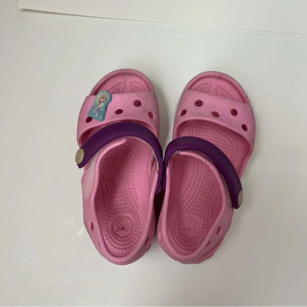 Crocs| Kids’ Bayaband Sandal Pink and Purple -Size 9